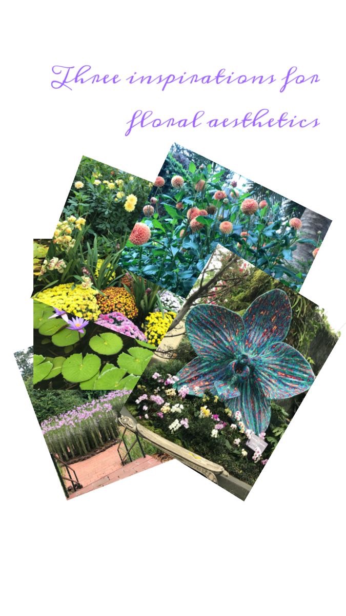 three inspirations for floral aesthetics